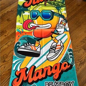 Beatbox  Tropical Punch Branded Drink Promotional Beach Towel New Rare Mango